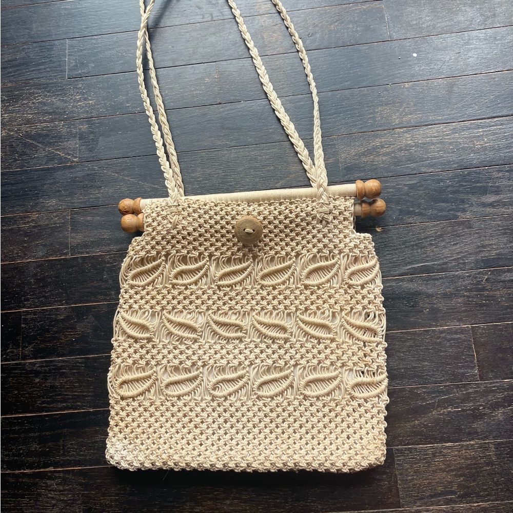 Boho Macrame Handwoven Crochet Bag